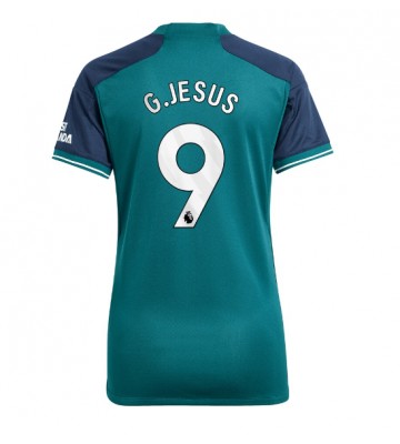 Arsenal Gabriel Jesus #9 Tredje trøje Dame 2023-24 Kort ærmer